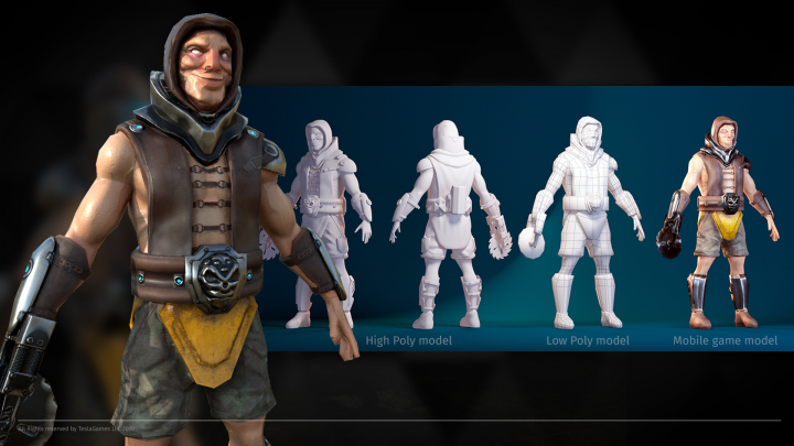 Персонаж для мобильной игры