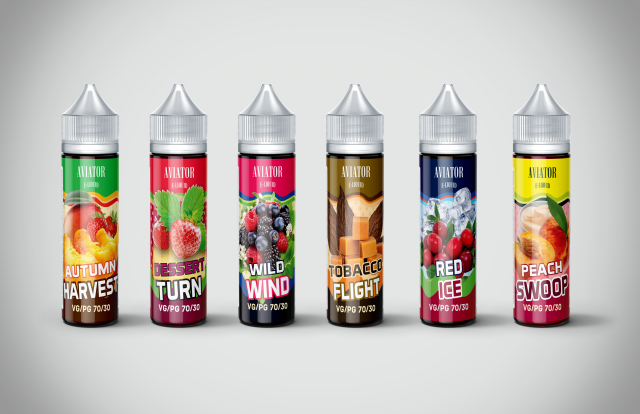 Дизайн этикетки жидкости для электронных сигарет