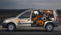 Брендирование авто BOXLAB конкурсная работа