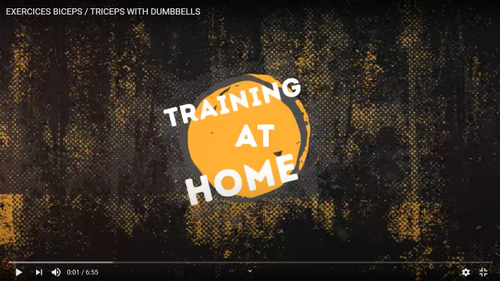 EXERCICES BICEPS / TRICEPS WITH DUMBBELLS