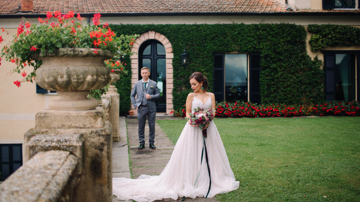 Свадьба в Италии на озере Комо | Villa Balbianello