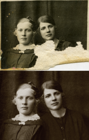 Реставрация фотографии.