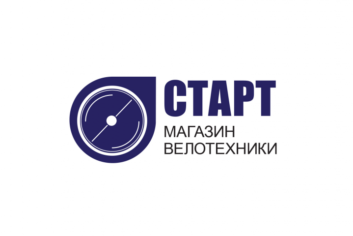 Логотип веломагазина старт