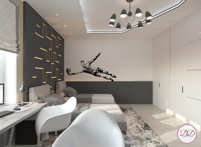 Интерьер 3-х комнатной квартиры в современном стиле