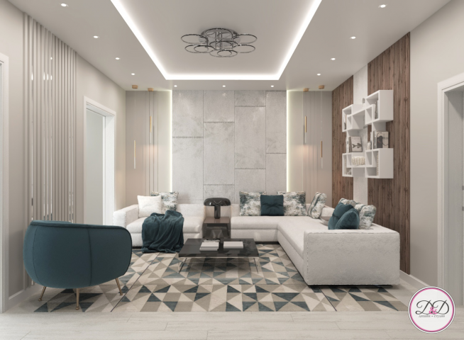 Интерьер 3-х комнатной квартиры в современном стиле