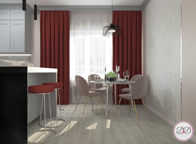 Интерьер 3-х комнатной квартиры в современном стиле