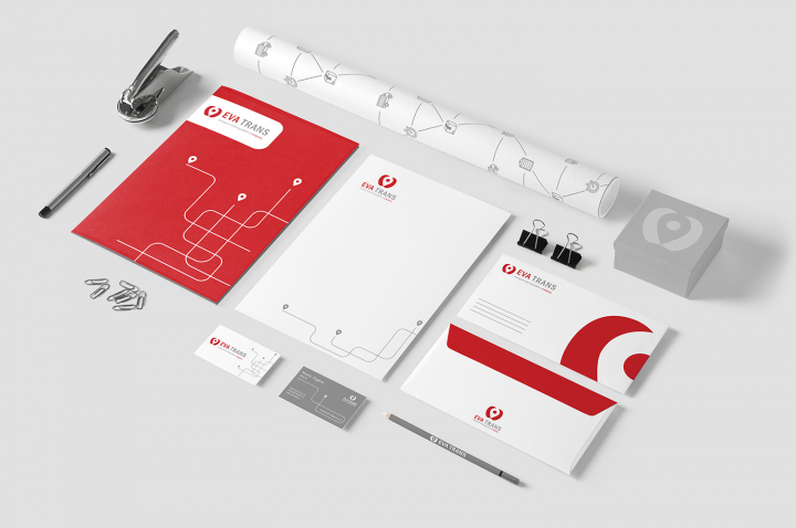 Фирменный стиль для транспортной компании EVA TRANS