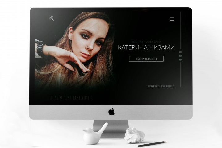 Landing Page для фотографа