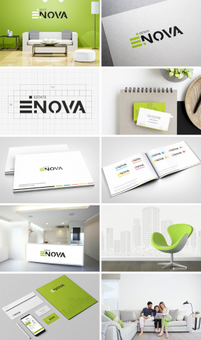 Разработка бренда агентства недвижимости "NOVA Estate"