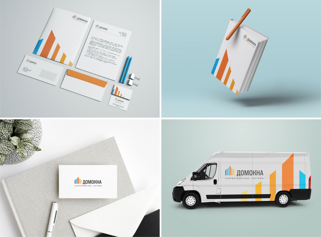 Фирменный стиль солнцезащитных систем "Домокна"