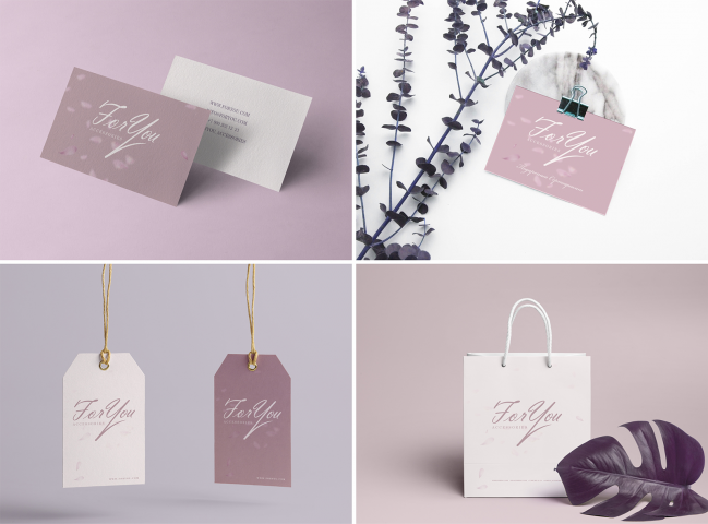 Фирменный стиль магазина аксессуаров "For You"