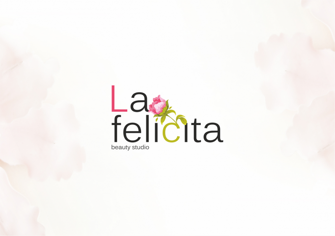 Логотип студии красоты "La felicita"