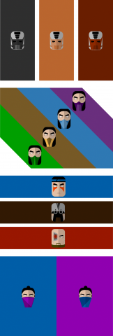 Mortal Kombat vector style
