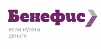 логотип с элементами фирменного стиля для компании «Бенефис»
