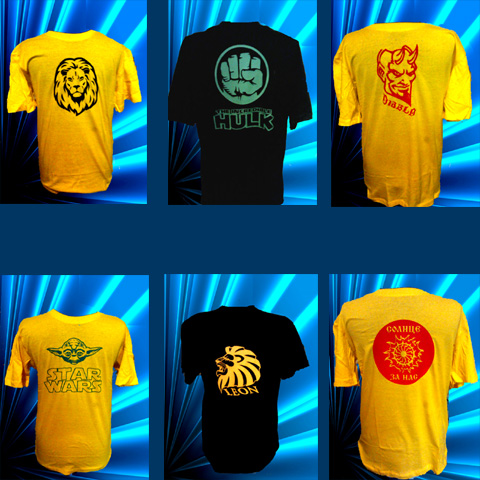 Футболки с нанесением (термопленка)