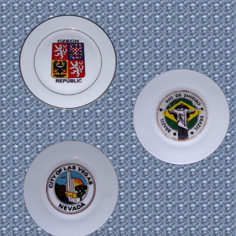 Тарелки с нанесением