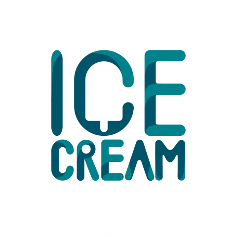 Ice Cream - Дизайн логотипа
