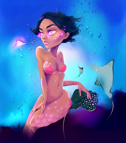 Иллюстрация "Sea girl"