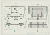 чертеж пресс формы