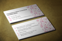 Визитная карточка для маникюрного салона