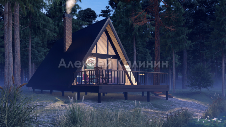 Дом шалаш 3