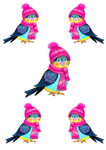 Новогодний птенец