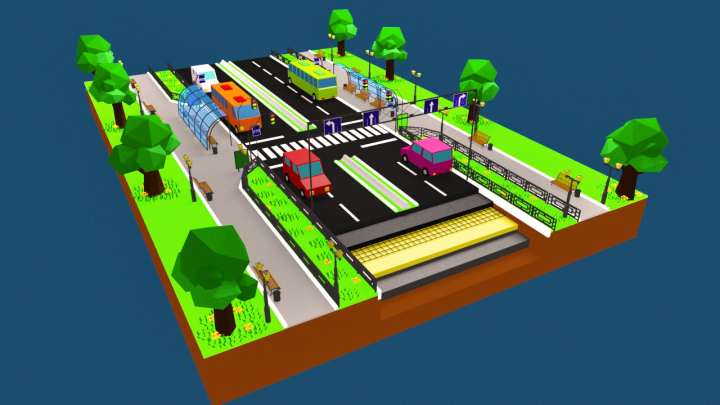 Low Poly миниатюра