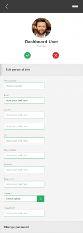 Karlilu edit personal info