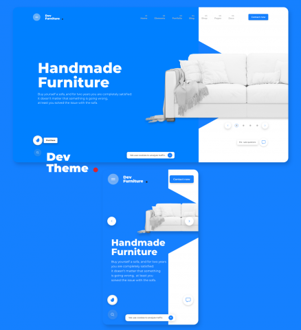 DevTheme - Furniture / Wordpress Template