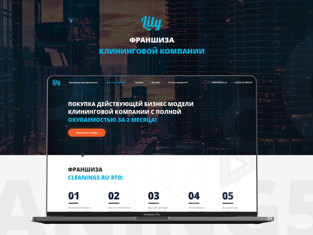 Продажа франшизи клининговой компании