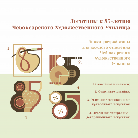 Логотип к 85-летию художественного училища