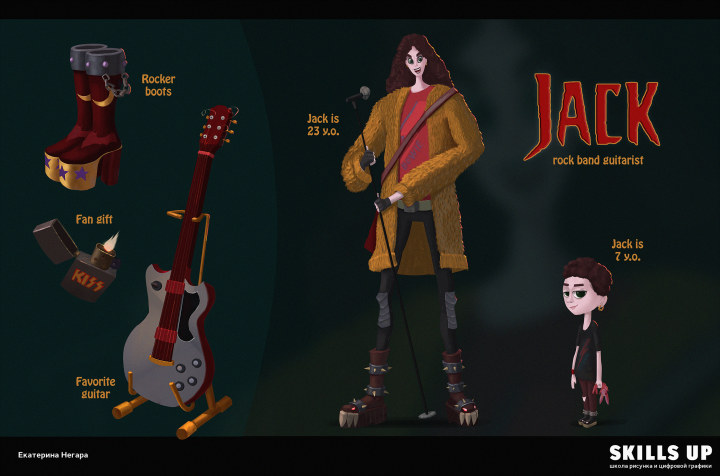 Jack - rock guitarist