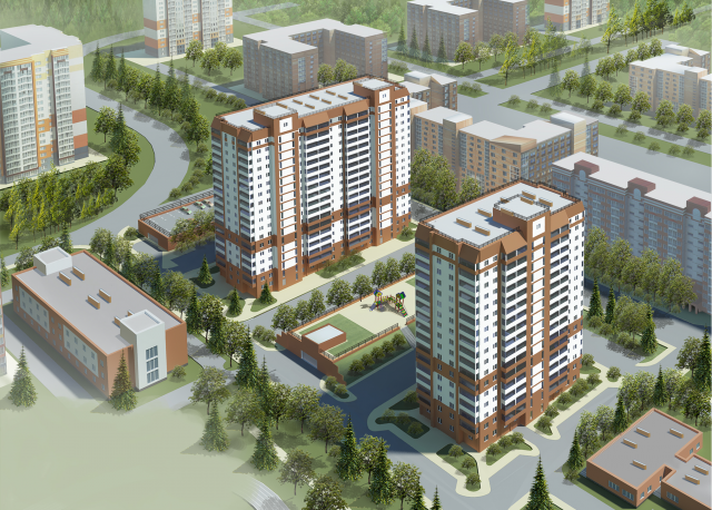 Многоэтажный жилой дом