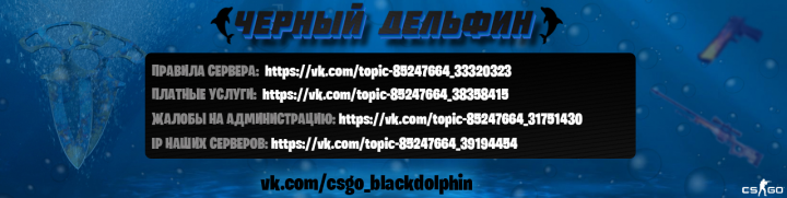 Черный Дельфин [] Визитка