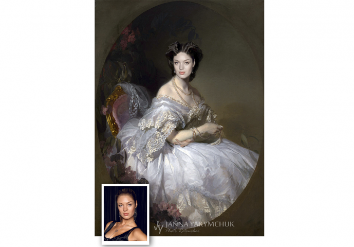 Картина-портрет из фото