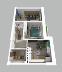 3D планировки ЖК Золотые ключи (г.Махачкала)