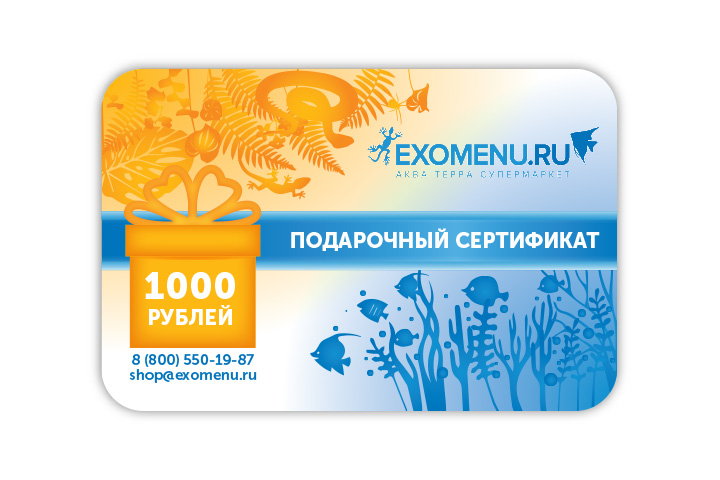 Подарочный сертификат