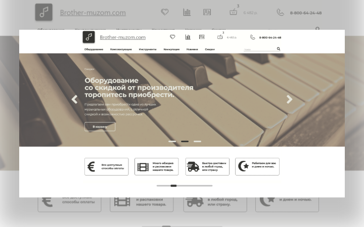 Магазин музыкальных интсрументов "Brother-muzon"