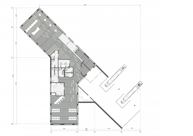 План полов к проекту малого железнодорожного вокзала