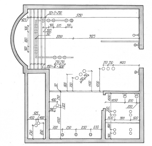 Наброски интерьера