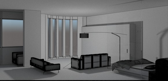 Наброски интрьера