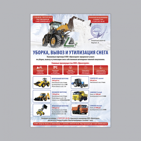 ООО «Эфиск групп», коммерческое предложение
