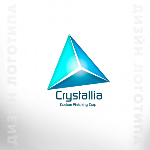 Логотип для Crystallia - канадского сервиса по отделке элитных д
