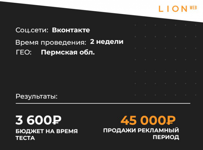 Кейс: продвижение стоматологии в Пермской области
