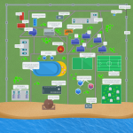 Карта базы отдыха АКТЕЯ