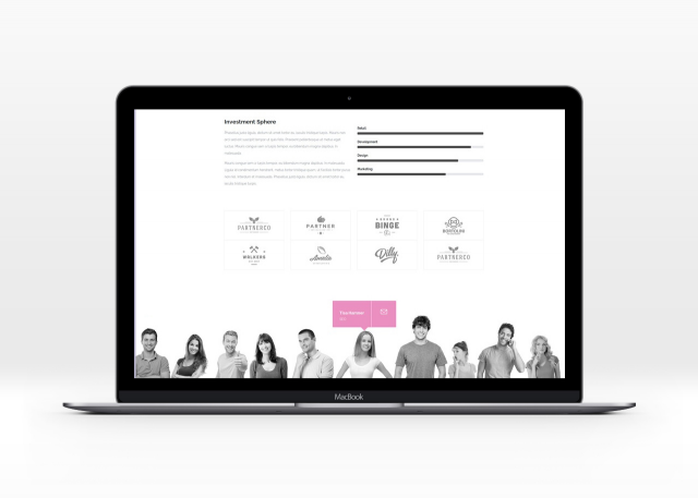 Сайт для инвестиционной компании