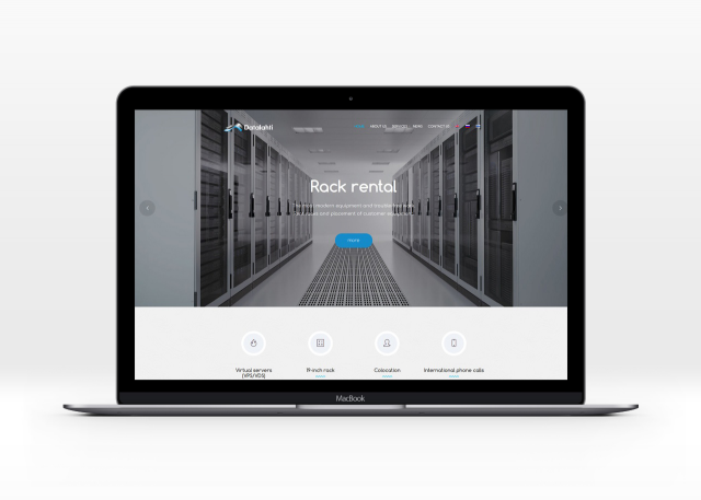 Сайт для хостинг-провайдера в Финляндии