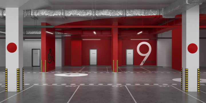 Паркинг ЖК Самолет