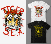 T-shirt graphic Tiger