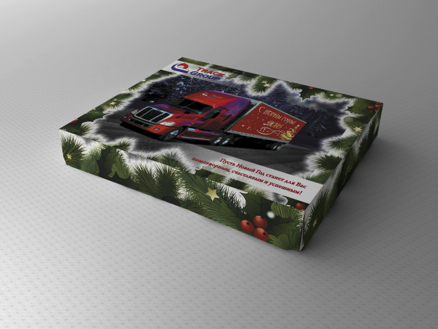 Коробка для новогодних конфет